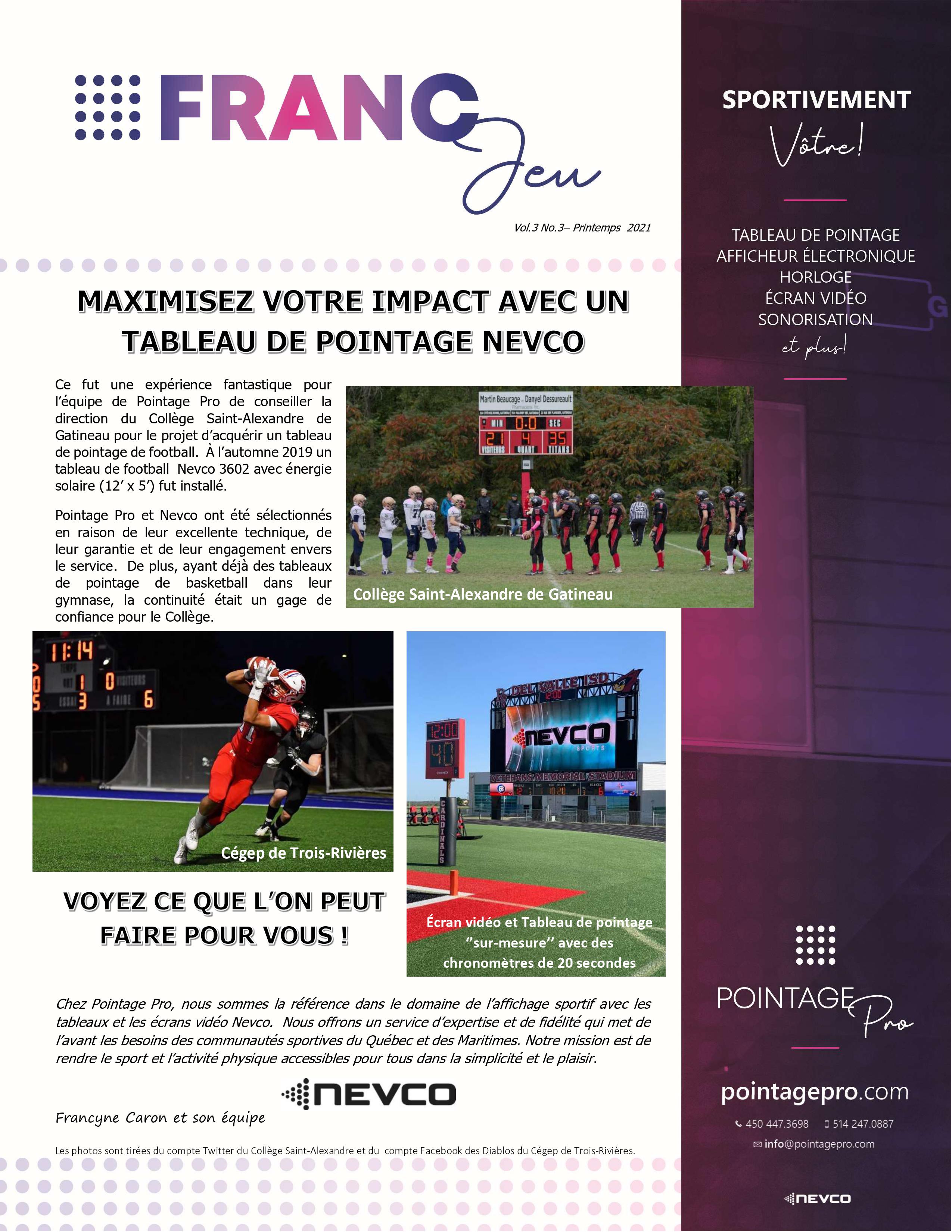 Tableau indicateur de football Tableau indicateur de football